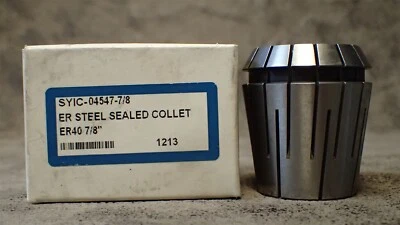 04547-7/8 TECHNIKS-SYIC ER40 7/8" ER Steel Sealed Coolant Collet (BN84)