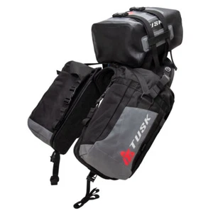 Tusk Excursion Rackless Luggage w/ X-Small Duffel Tail Bag Black/Grey Adventure - Picture 1 of 3