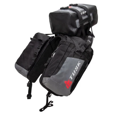 Tusk Excursion Rackless Luggage w/ X-Small Duffel Tail Bag Black/Grey Adventure - Image 1 of 3
