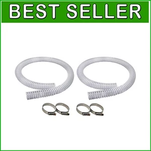 Versatile 1.5" x 6 FT Above Ground Pool Hose with 4 Clamps - Customizable Length - Picture 1 of 4