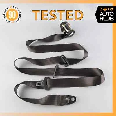 02-07 Maserati Coupe 4200 GT M138 Cinturón de seguridad trasero izquierdo lado del conductor negro OEM Foto 1 de 4