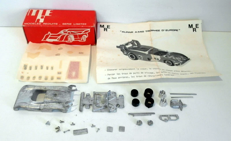 Kits de modelos MRE escala 1/43 metal blanco MRE001 Alpine 2L Trophe D'Europe Foto 1 de 1