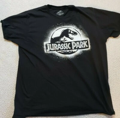 Jurassic Park Boys Youth Large Short Sleeve T Shirt Black - Image 1 of 4