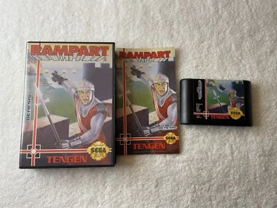 Rampart (Sega Genesis, 1992) Полный комплект в коробке - Подлинный - Протестирован - Отличное состояние товара - Изображение 1 из 4