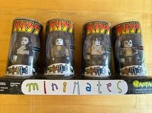 KISS Minimates 4-Figure Set Art Asylum 2002 Ace Gene Peter Paul New Sealed - Picture 1 of 7