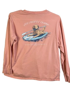 Camicia Lauren James Dog Paddle Champ donna XXL pesca cane amante nuotatore casual - Foto 1 di 10