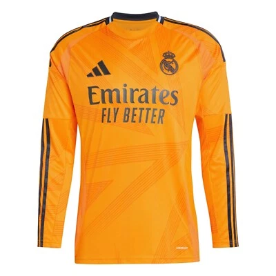 Adidas Men's Real Madrid Away Long Sleeve Jersey 24/25 - Image 1 of 2