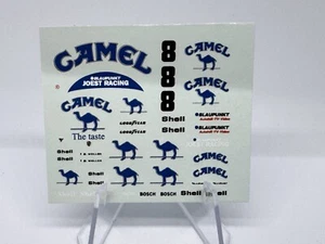 HO Scale Slot Car Camel Water Slide Decal, Silk Screen w/ White NOT A COPY - NEW - Picture 1 of 1