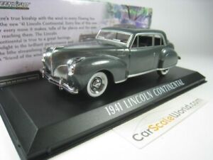 LINCOLN CONTINENTAL 1941 1/43 GREENLIGHT (COTSWOLD GREY)
