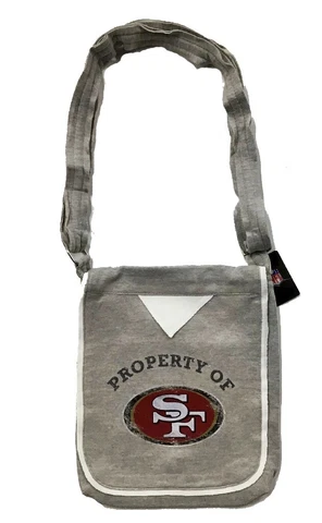 San Francisco 49ers NFL Hoodie Crossbody Purse Handbag Team Logo Cover