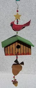 Bird House Cardinal NEW wood - Picture 1 of 2