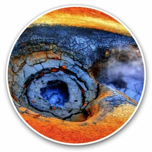 2 x Vinyl Stickers 25cm - Hot Spring Iceland Landscape Cool Gift #21704 - Photo 1/9