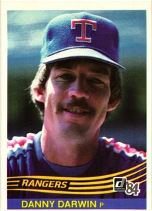 1984 Donruss Set Break #544 Danny Darwin NM- Free Shipping