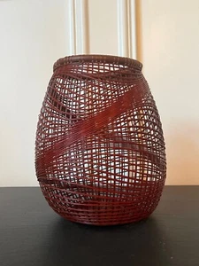 Japanischer Bambuskorb Ikebana von Abe Motoshi - Bild 1 von 12