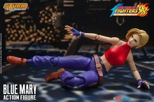 1/12 Scale King of Fighters 98 Blue Mary Figure Storm Collectibles - Picture 1 of 6