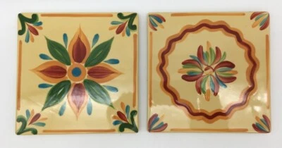 2 remaches de azulejos de pared Southern Living Gail Pittman Siena decoración Foto 1 de 4