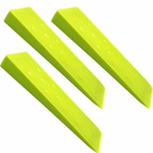 3 Pack 10" Tree Felling Wedge Logging Bucking Falling ABS Plastic (Green) - Picture 1 of 7