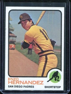 1973 Topps Baseball # 438 Enzo Hernandez (NM-MT) Near Mint to Mint - Picture 1 of 2