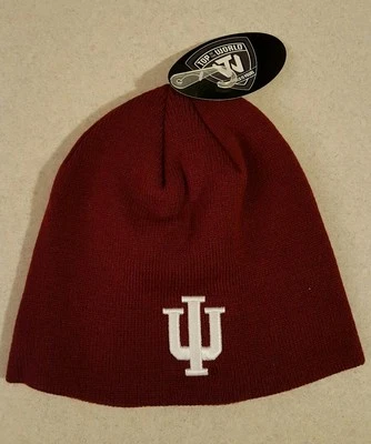 Top of the World NIÑOS/NIÑOS 3-7 AÑOS Indiana Hoosiers IU Tejido GANIE Sombrero 150216 Foto 1 de 4