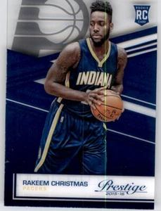 2015-16 Prestige Clear Acetate Rakeem Christmas Rookie RC Insert Pacers #3 - Picture 1 of 2