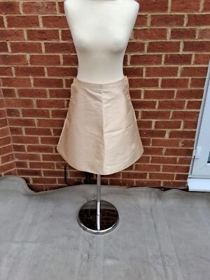 Minifalda de lana de vieira rosa pálido tallada FR 38 Foto 1 de 4