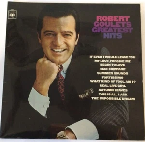 Robert Goulets Greatest Hits Cbs 63675 Vinyl Record LP - Imagen 1 de 3