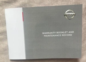 Genuine NISSAN SERVICE BOOK JUKE QASHQAI MICRA LEAF ALL MODELS - Picture 1 of 3