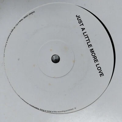 DAVID GUETTA : JUST A LITTLE MORE LOVE  ♦ 12" MAXI 45 TOURS PROMO MONOFACE - Photo 1/3