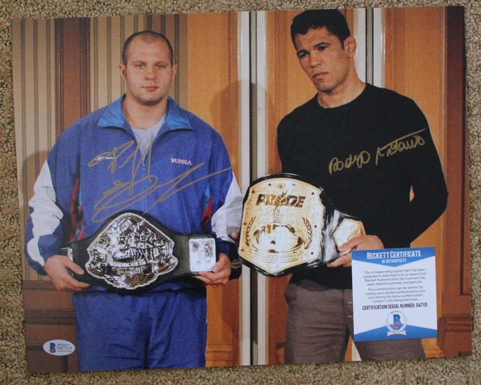 Fedor Emelianenko and Antonio Nogueira signed 11x14 Photo BAS D47115 - Image 1 of 1