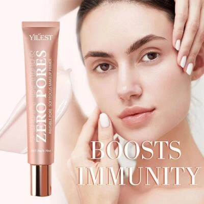 Primer Make Up Base Brightens Even Skin Tone Illuminates Invisible Pores. X T4W3 - Image 1 of 4