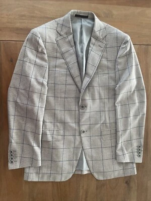 Chaqueta deportiva Fratelli Tallia Di Delfino x Napoli Blazer para hombre 40R abrigo a cuadros Glen Foto 1 de 4