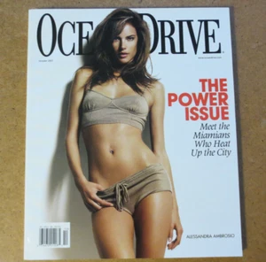 Ocean Drive Magazine Victoria's Secret MODEL Alessandra Ambrosio - EDDIE MATOS - Picture 1 of 7