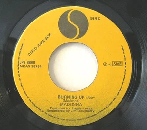 MADONNA "BURNING UP" rare 7' promo jb Italy mint - Picture 1 of 1