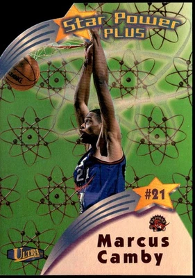1997-98 Ultra #16 SPP Marcus Camby Star Power Plus E1 - Image 1 of 2