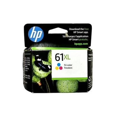 Tinta instantánea HP 61XL tricolor de alto rendimiento DeskJet OfficeJet ENVY Foto 1 de 3