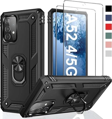 LAYERI Mobile Phone Case for Samsung Galaxy A52 A52s Case Original Military with 2