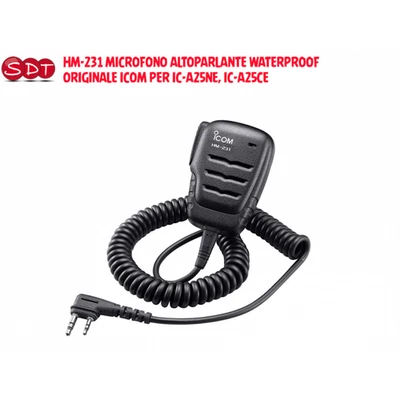 HM-231 MICROFONO ALTOPARLANTE WATERPROOF ORIGINALE ICOM PER IC-A25NE, IC-A25CE - Imagen 1 de 2