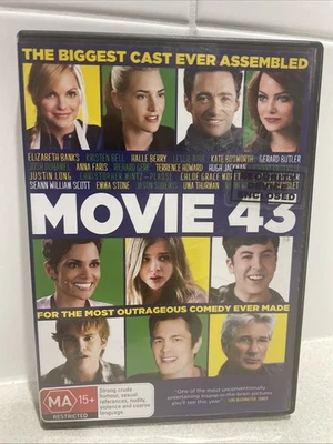 Movie 43 (DVD, 2013) Ex Rent Halle Berry Uma Thurman Justin Long Reg 4 - image 1 of 3