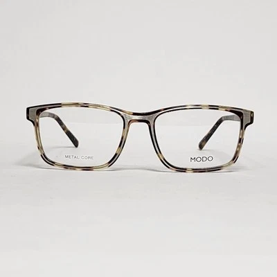 Gafas rectangulares hechas a mano para hombre MODO 6607 en tortuga/plata | 55 mm Foto 1 de 4