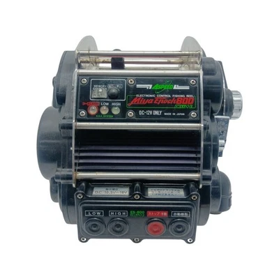 Carrete de pesca de arrastre eléctrico Miya Epoch 800 DELUXE 4 VELOCIDADES Big Game r# Foto 1 de 4