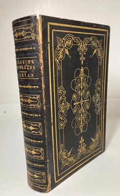Bunyan Pilgrim's Progress 1843 Fine Binding: George Heaton Author Provenance — 第 1/4 张图片