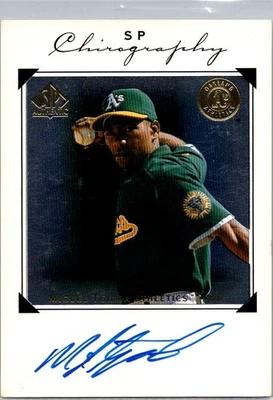 1998 SP Authentic #MT Miguel Tejada Chirography - Image 1 of 2