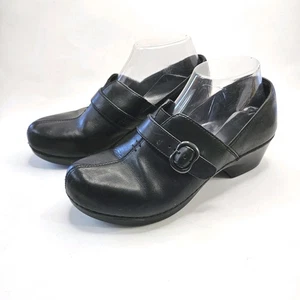 Zapato sin cordones Dansko Tamara de cuero negro para mujer talla 39 EE. UU. 8,5 - Imagen 1 de 9