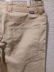 Patagonia Khaki Pant Mens Size 34x32 Gorpcore Hiking Outdoors Camping - Picture 1 of 6