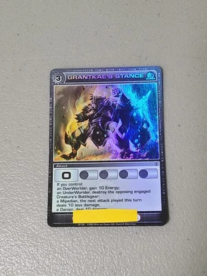 Chaotic Grantkae's Stance 49/100 FU 1st Edition Super Rare Attack - MP - Image 1 of 4