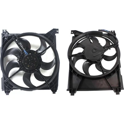Ventilador condensador radiador y aire acondicionado para 99-05 Hyundai Sonata 01-06 Kia Optima Foto 1 de 4