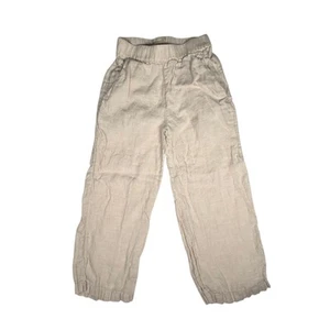 Cynthia Rowley 100% Linen Pants Womens Size XS Wide Leg Capri Cropped Pockets - Picture 1 of 6
