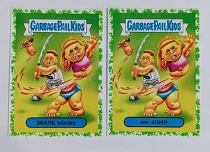 Garbage Pail Kids 2017 Battle of The Bands - Diane Woord, Nin - John Green - Picture 1 of 2