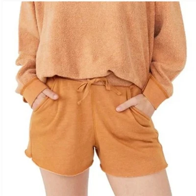 NWT Free People Mustard Comfy Soft Shorts SIZE XS - Image 1 of 4