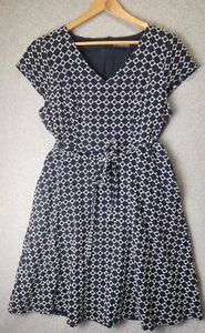 JACQUI.E Dress Size 18 Beautiful Design Navy Dress Women's - Picture 1 of 7